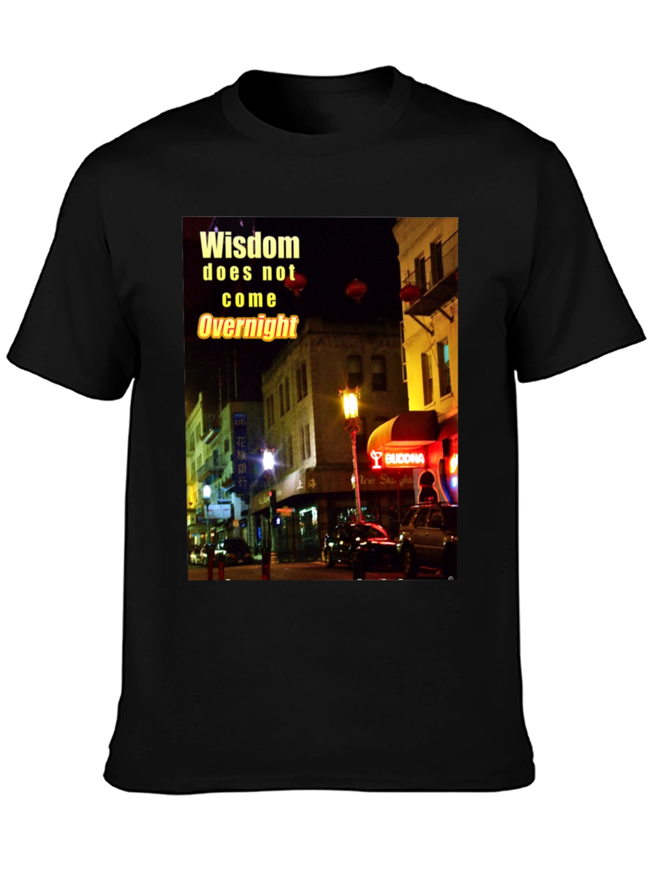 Wisdom Chinatown Graphic T-Shirt