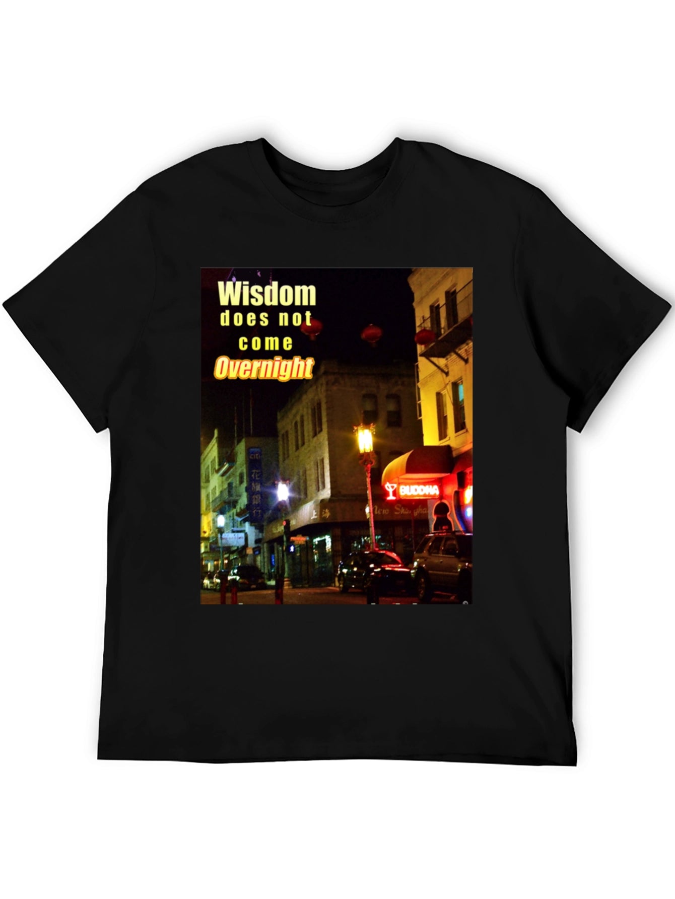 Wisdom Chinatown Graphic T-Shirt