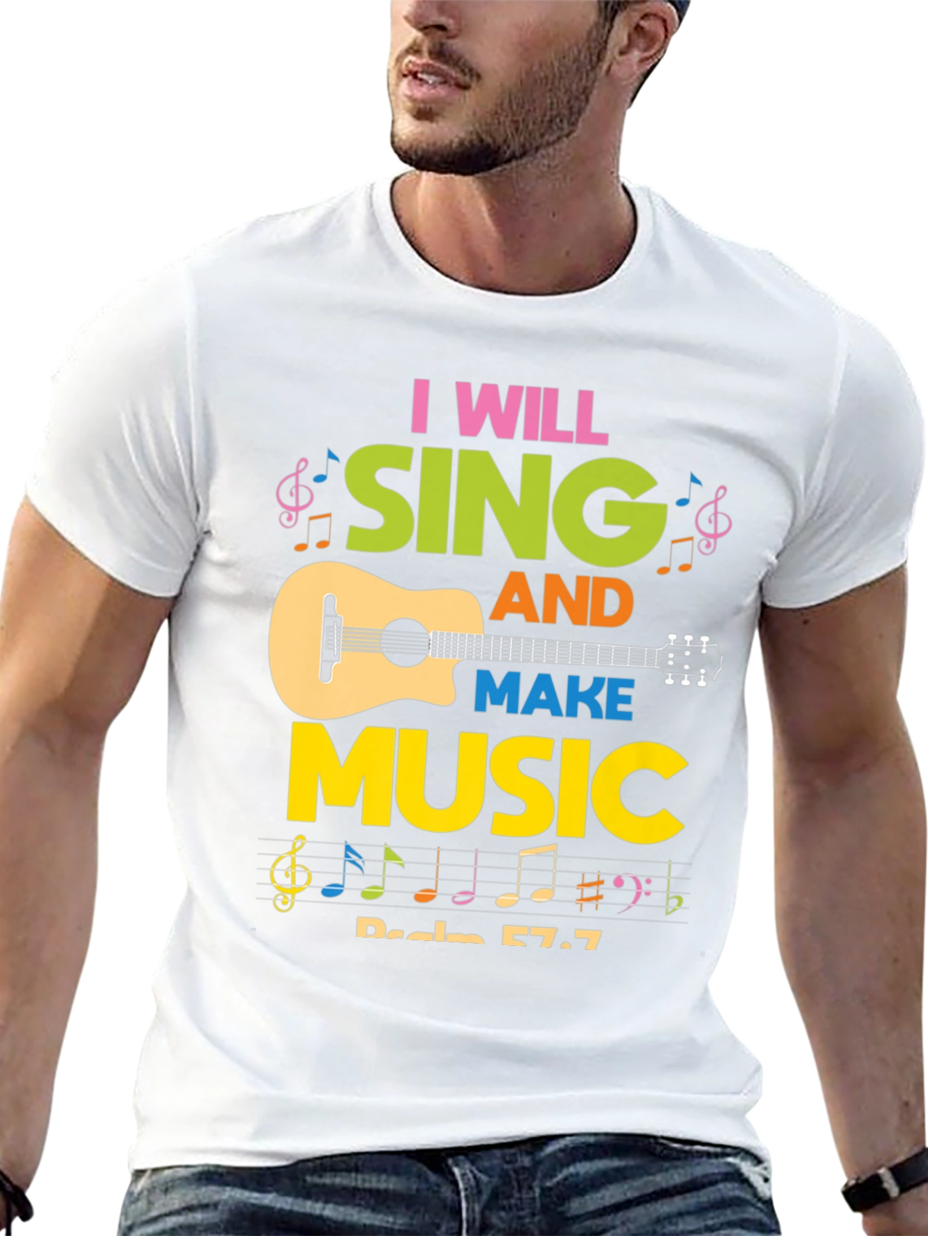 I Will Sing and Make Music Graphic Tee