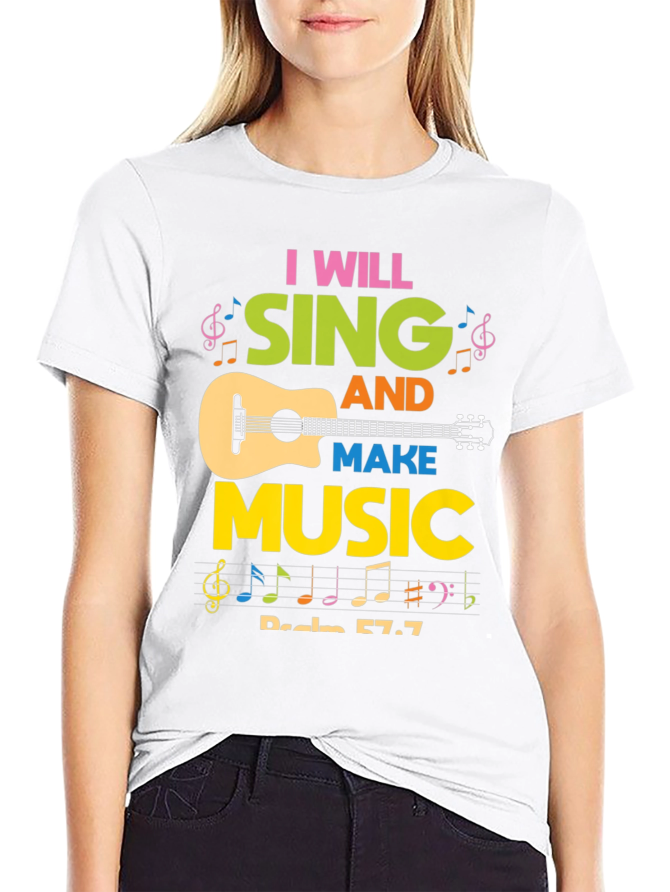 I Will Sing and Make Music Graphic Tee