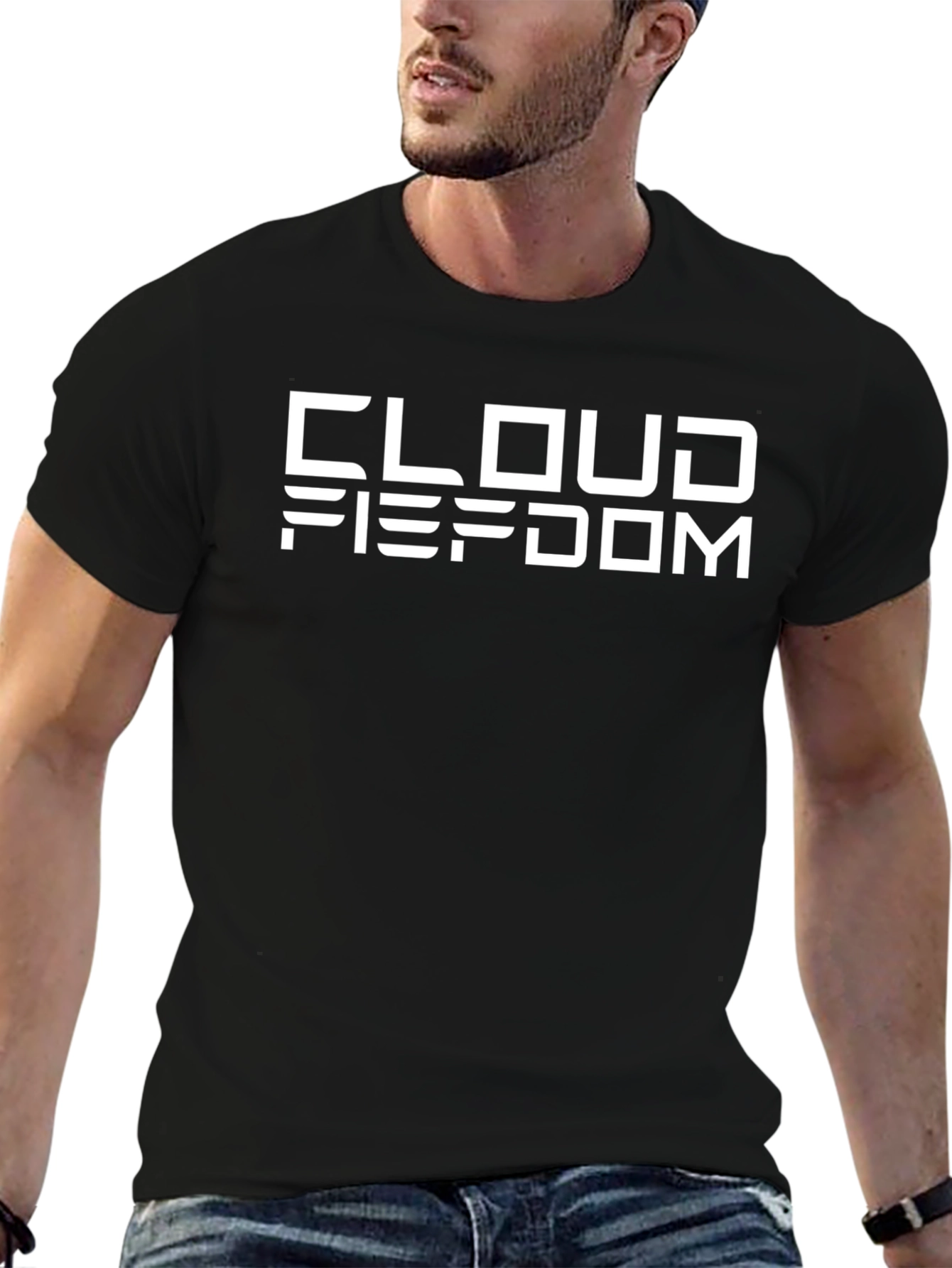 Cloud Fiefdom Black T-Shirt