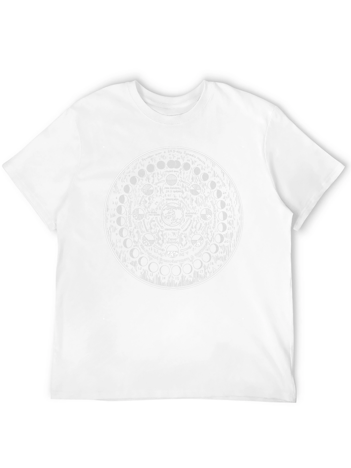 Lunar Phase T-Shirt - Celestial Cycle Design