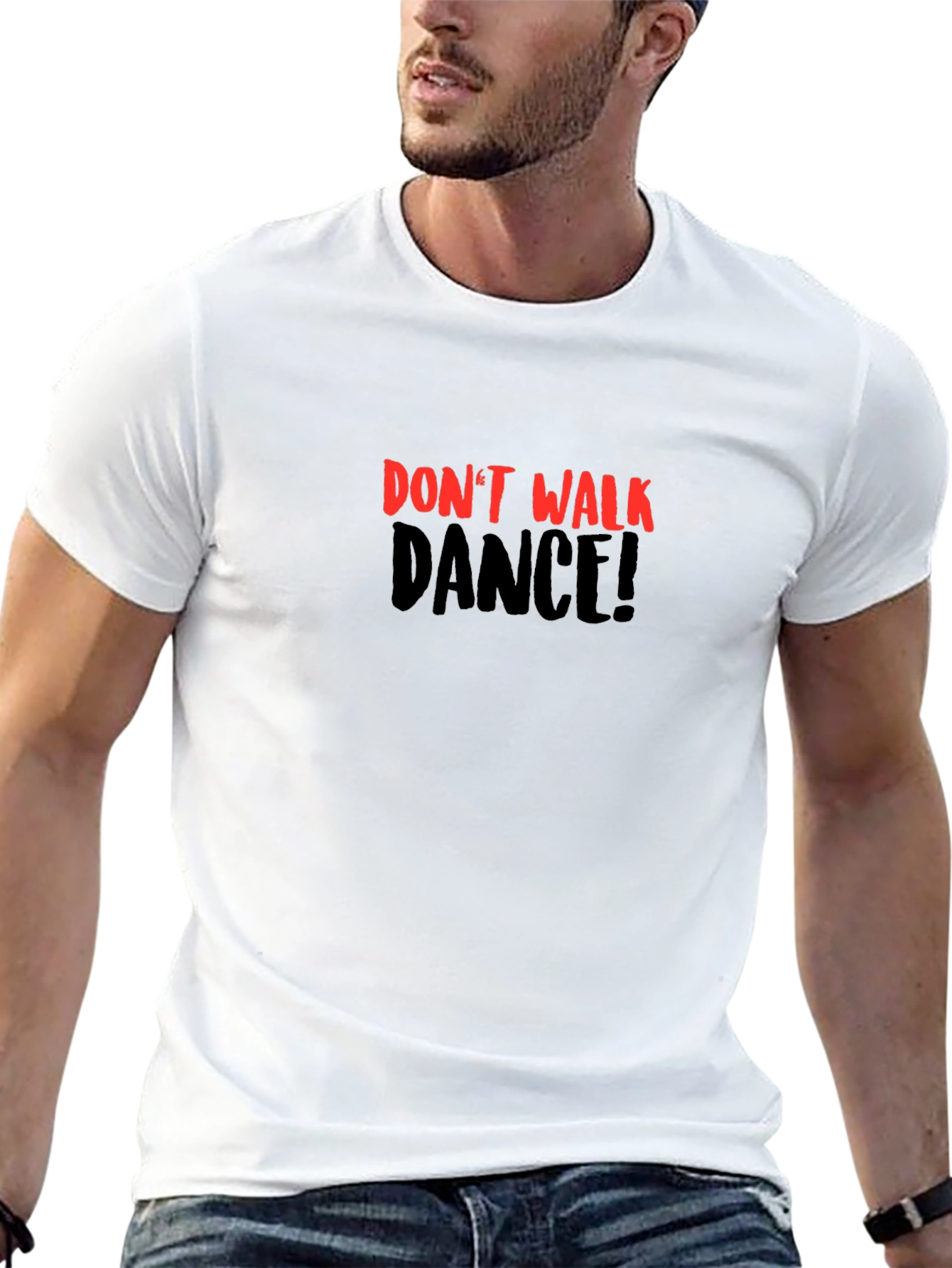 Dont Walk Dance! Black Graphic Tee