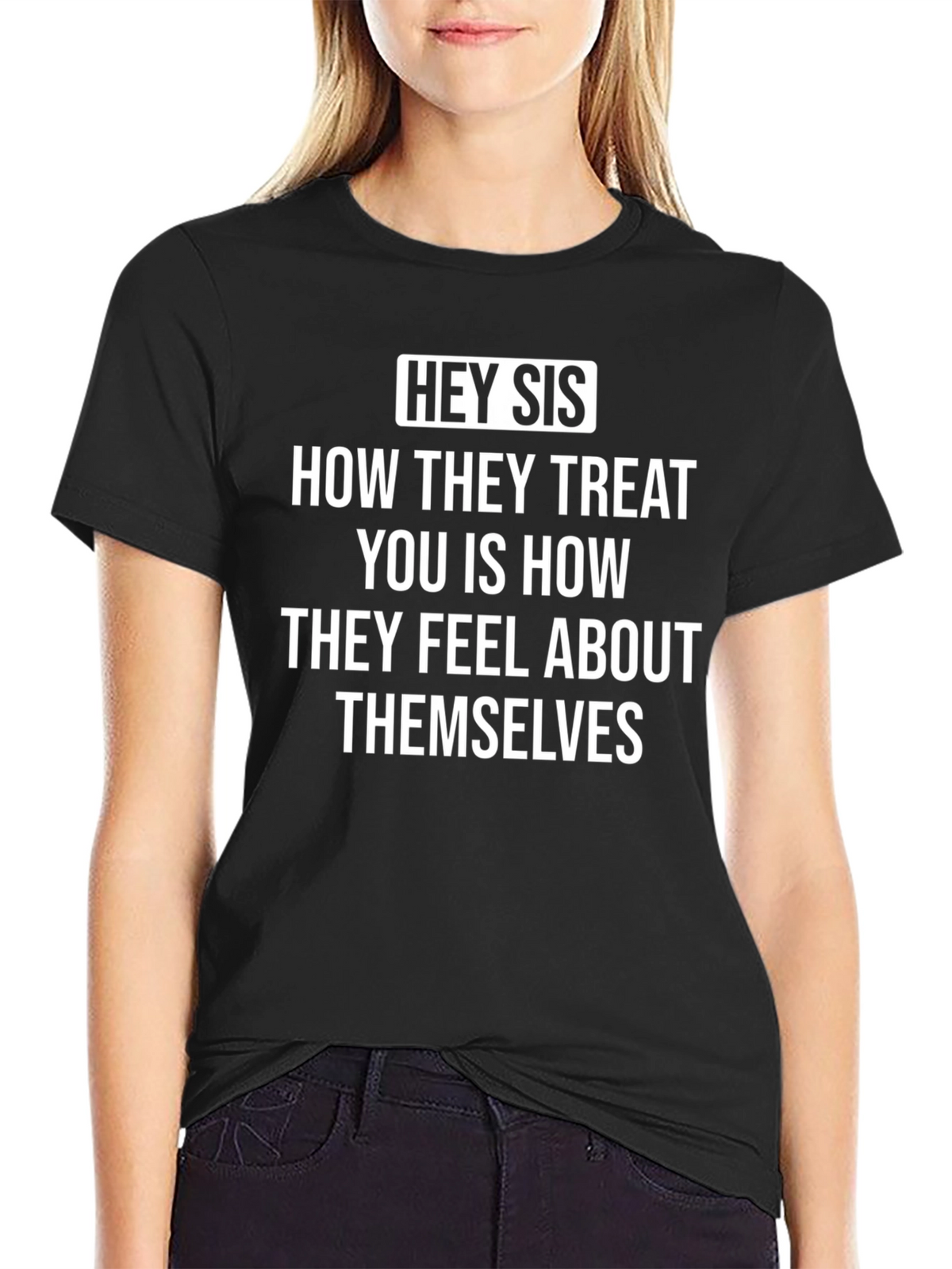Hey Sis Graphic Tee - Inspirational Unisex T-Shirt