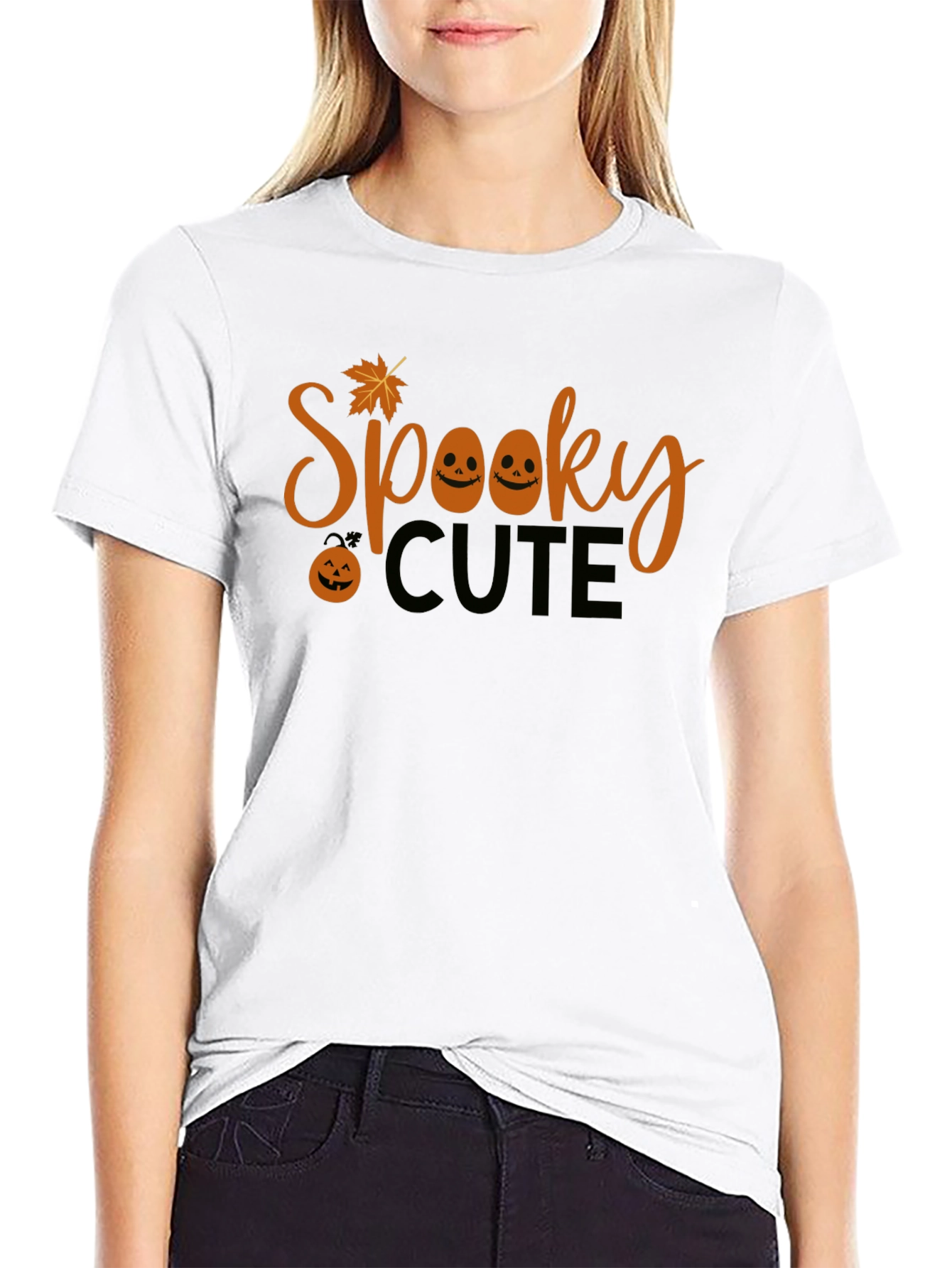 Spooky Cute Halloween Graphic T-Shirt