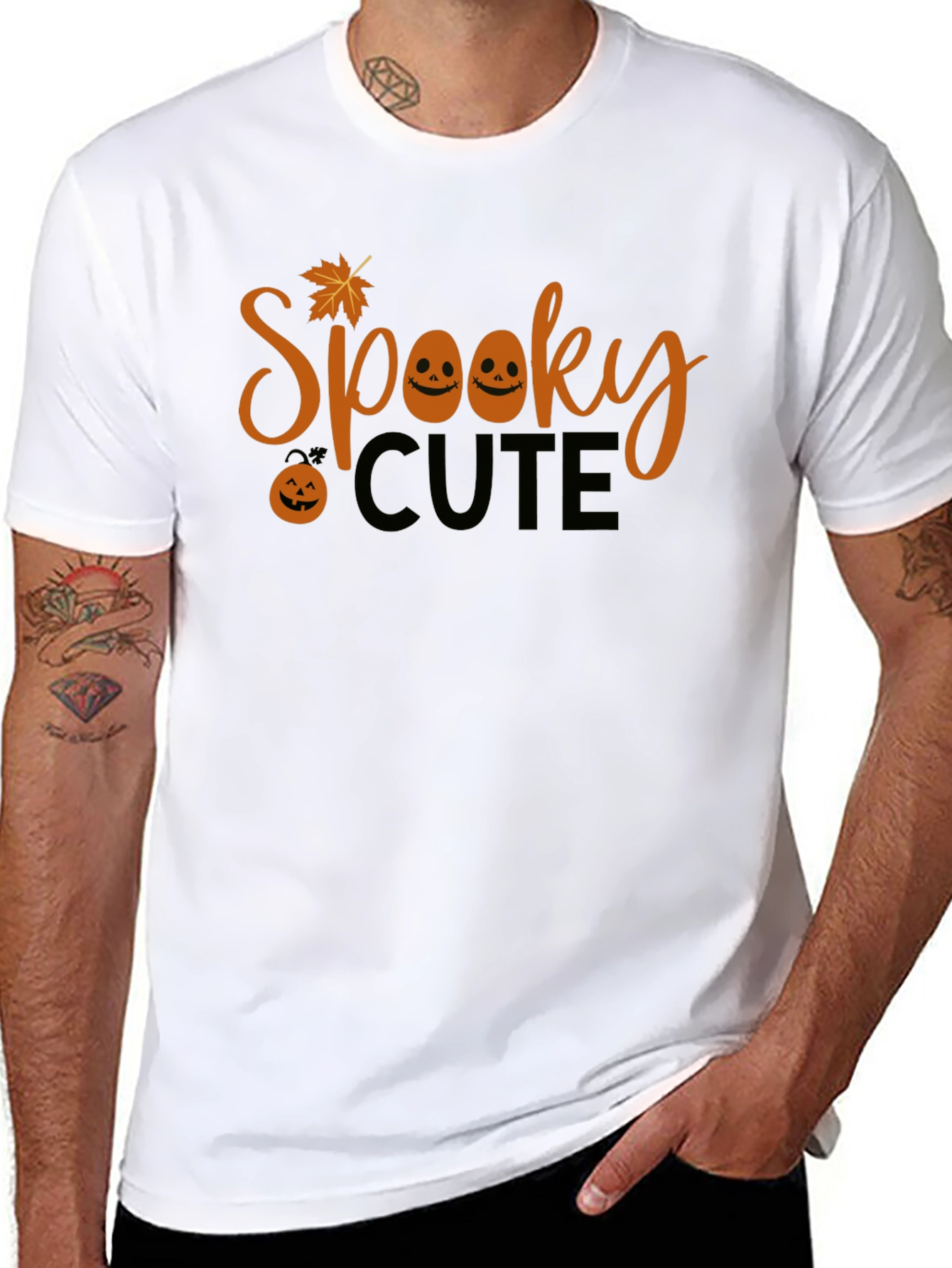 Spooky Cute Halloween Graphic T-Shirt
