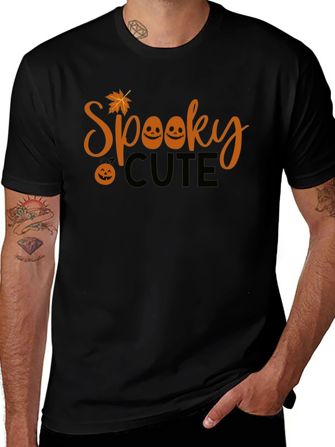 Spooky Cute Halloween Graphic T-Shirt