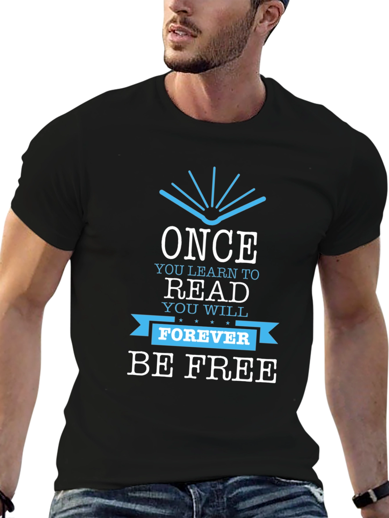 Read Forever Be Free Graphic T-Shirt