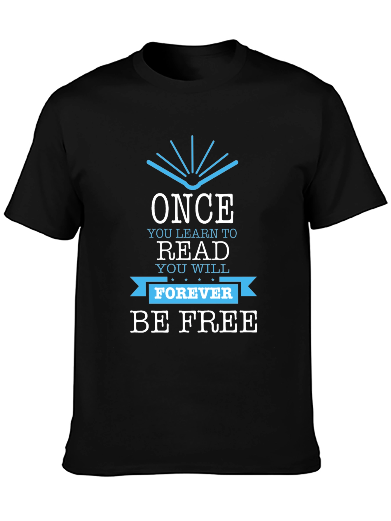 Read Forever Be Free Graphic T-Shirt