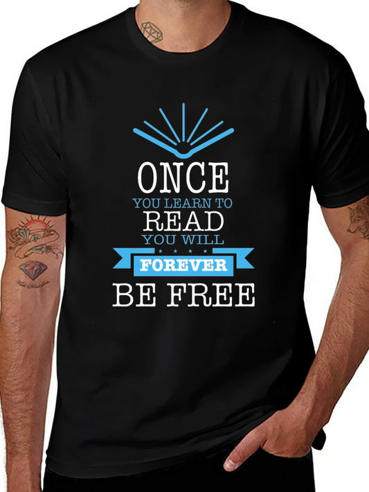 Read Forever Be Free Graphic T-Shirt