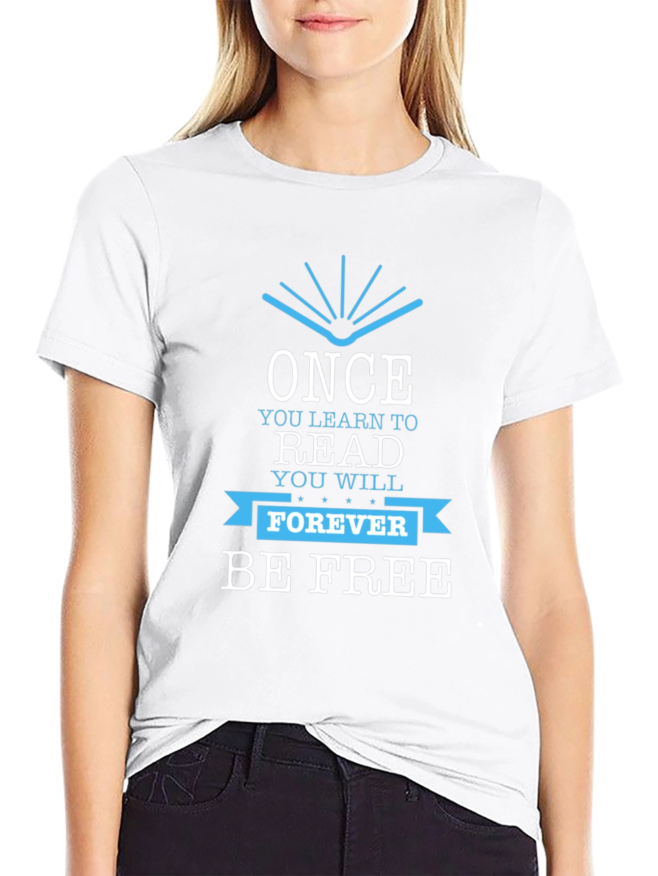 Read Forever Be Free Graphic T-Shirt