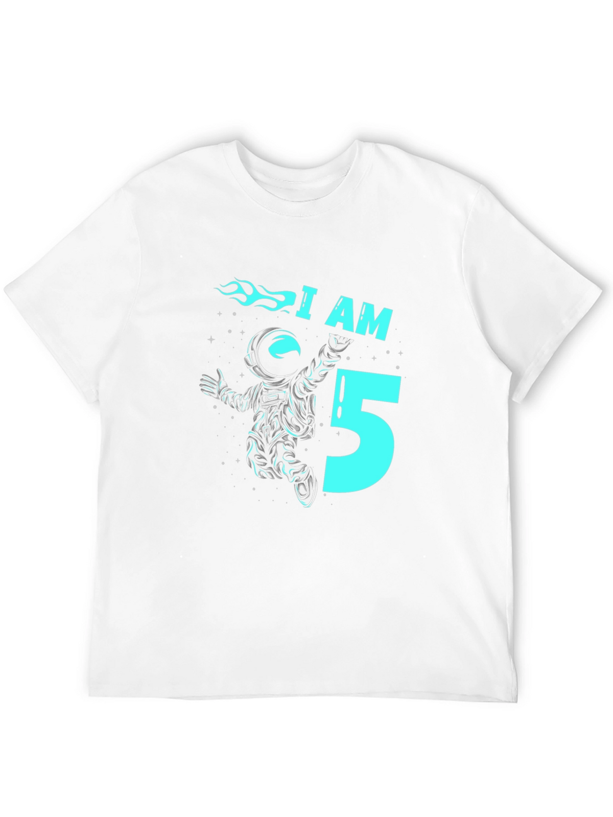 I am 5 Astronaut Birthday T-Shirt