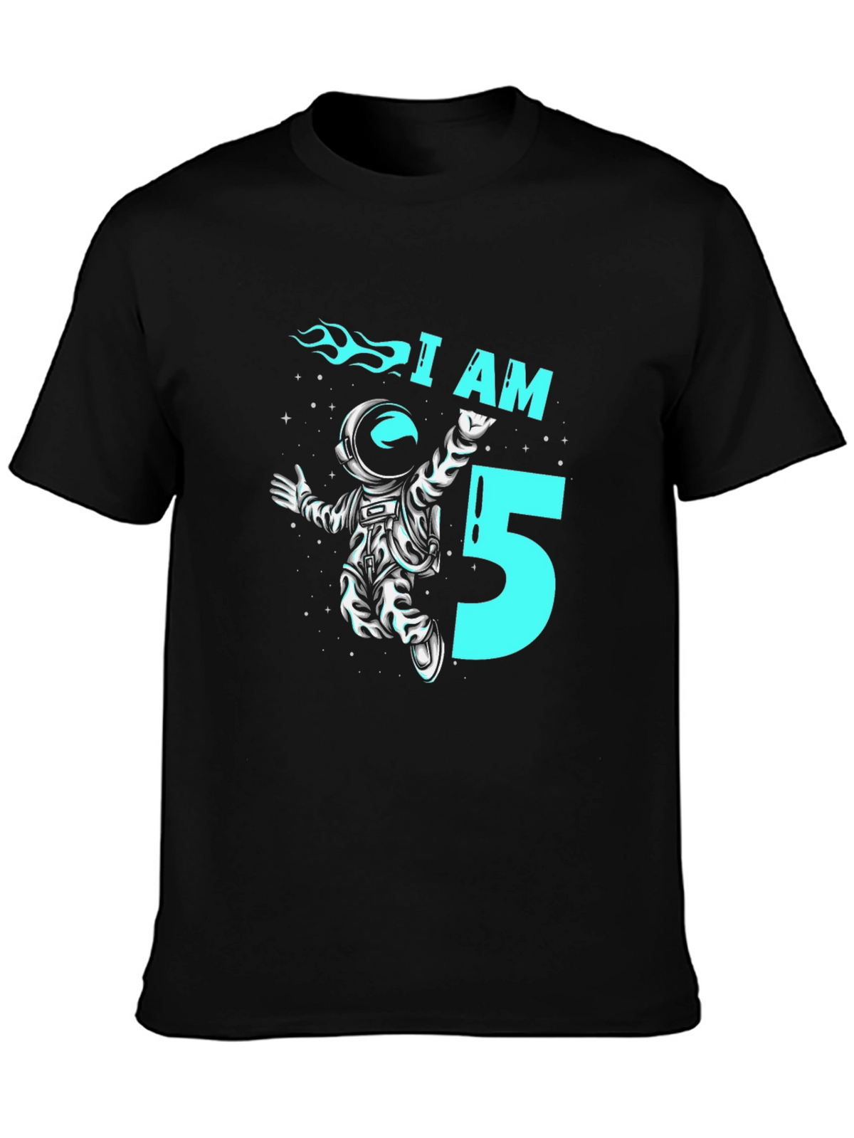 I am 5 Astronaut Birthday T-Shirt