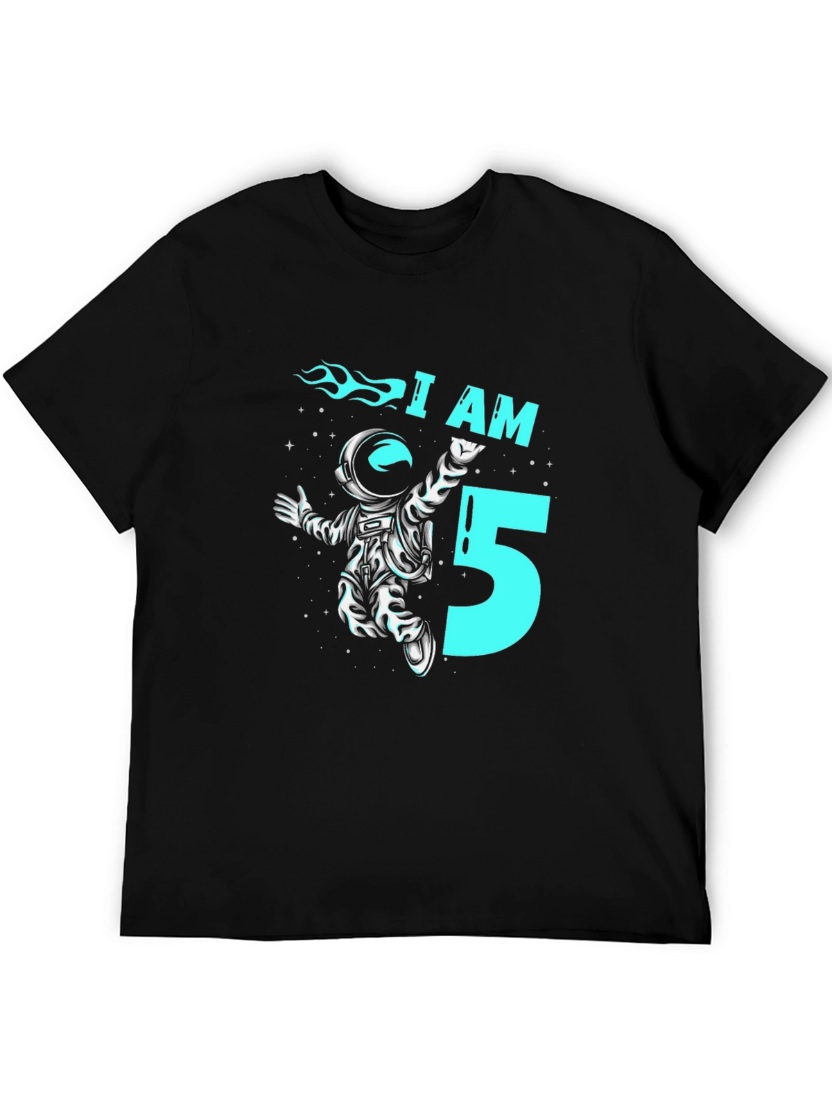 I am 5 Astronaut Birthday T-Shirt