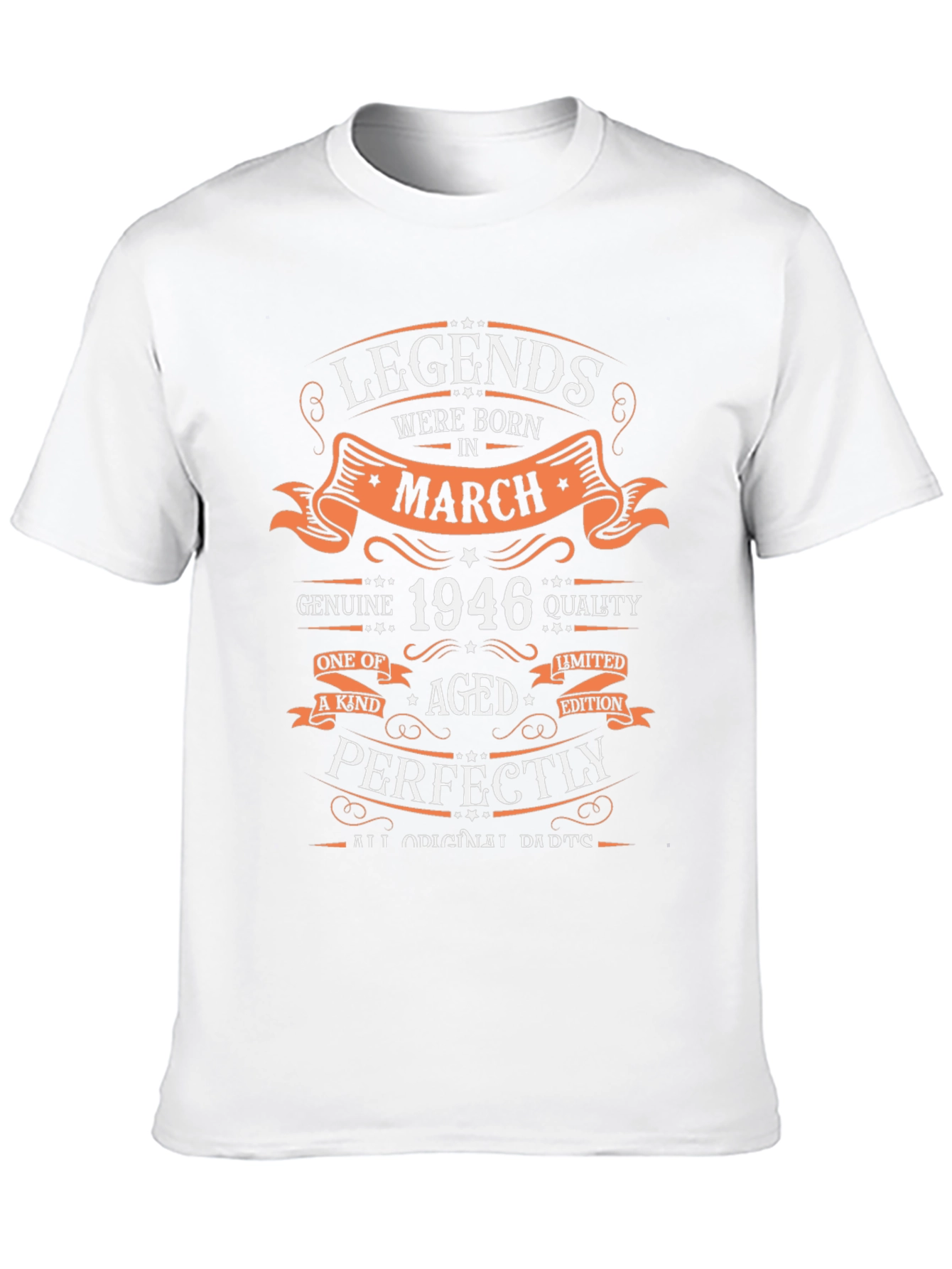 Legends Born in March 1946 T-Shirt