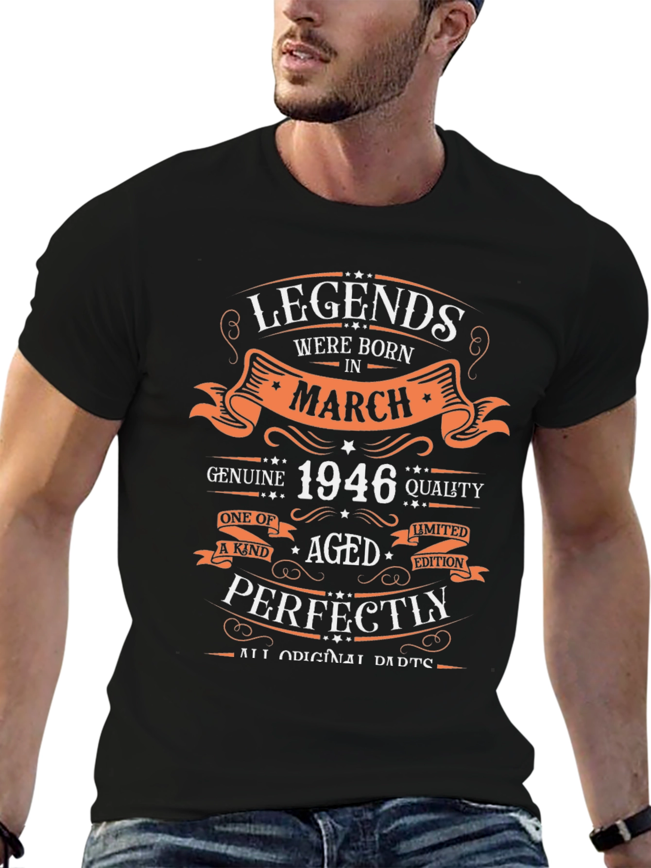 Legends Born in March 1946 T-Shirt
