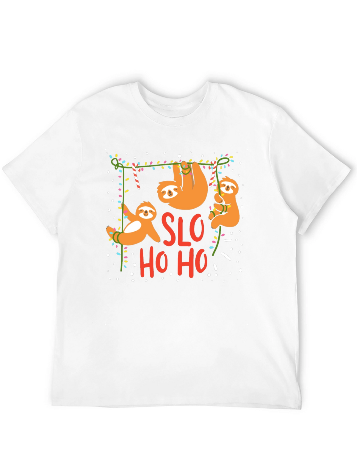 SLO HO HO Sloth Christmas T-Shirt