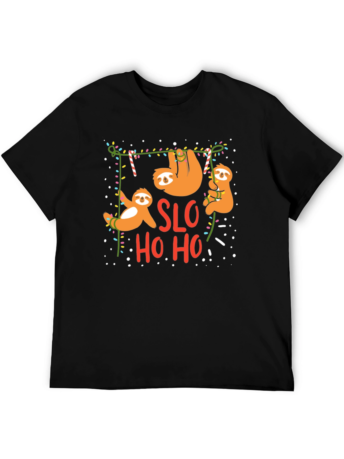 SLO HO HO Sloth Christmas T-Shirt
