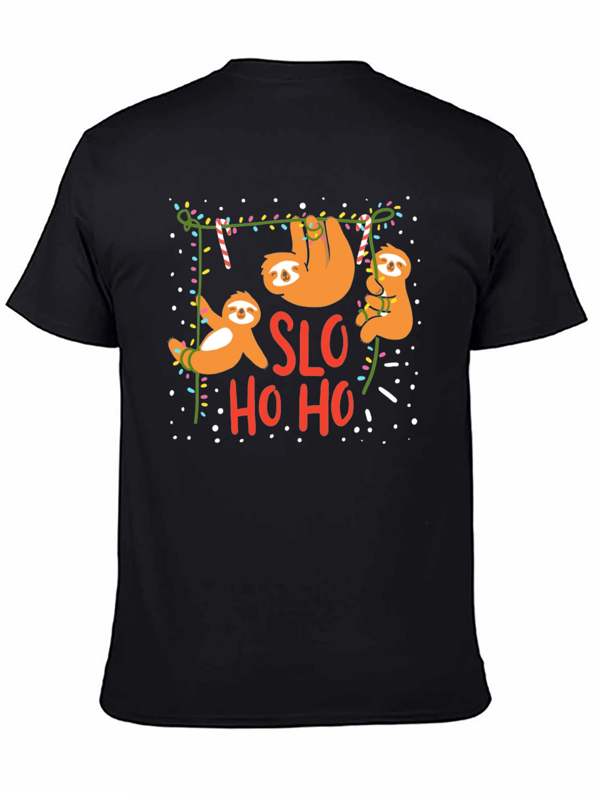 SLO HO HO Sloth Christmas T-Shirt