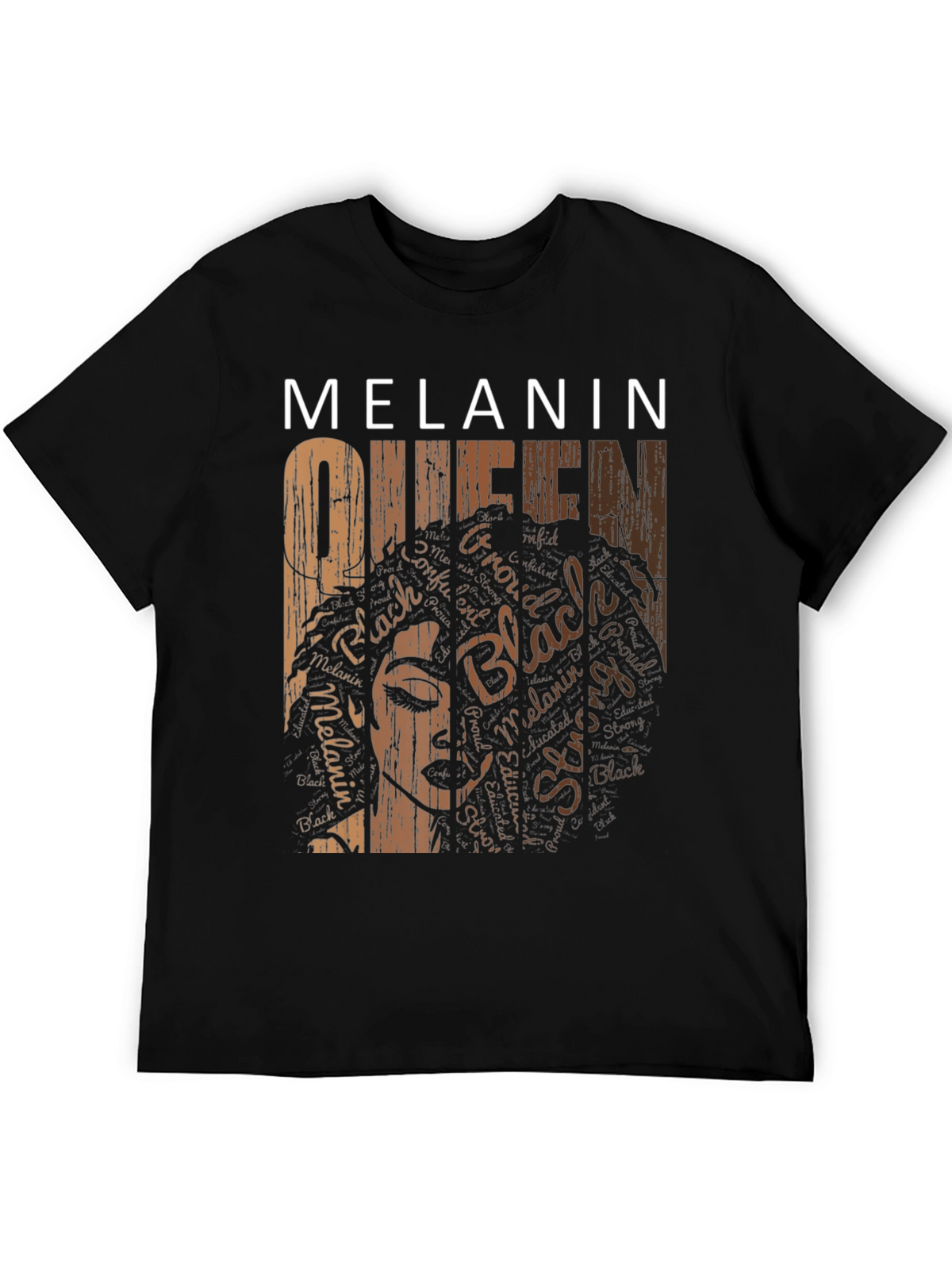 Melanin Queen Graphic T-Shirt - Black Pride Tee