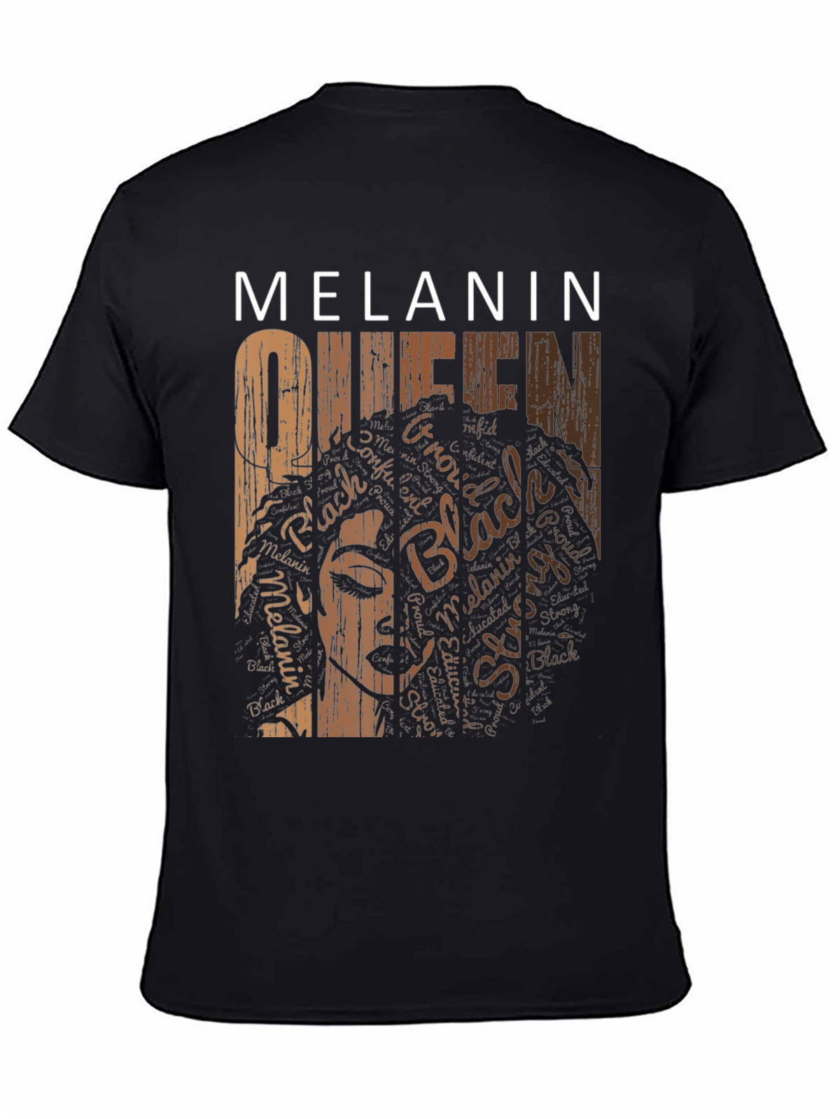 Melanin Queen Graphic T-Shirt - Black Pride Tee