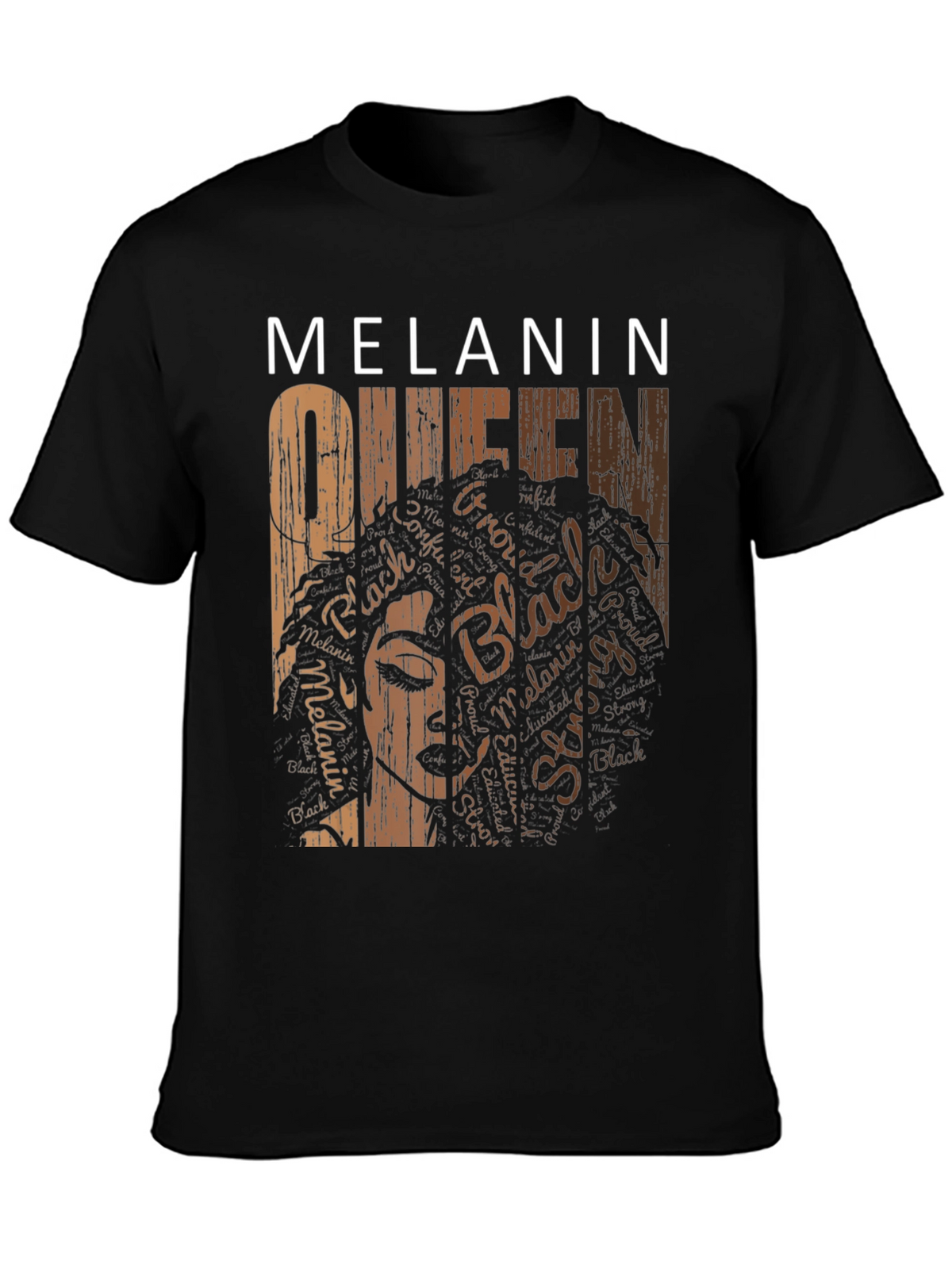 Melanin Queen Graphic T-Shirt - Black Pride Tee