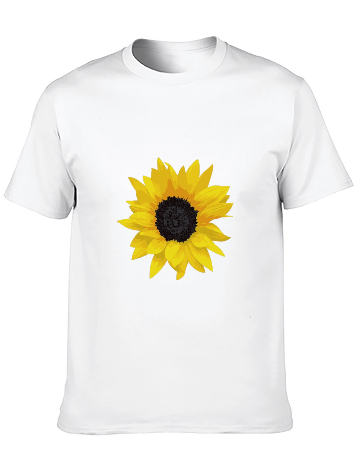 Sunflower Graphic Black T-Shirt