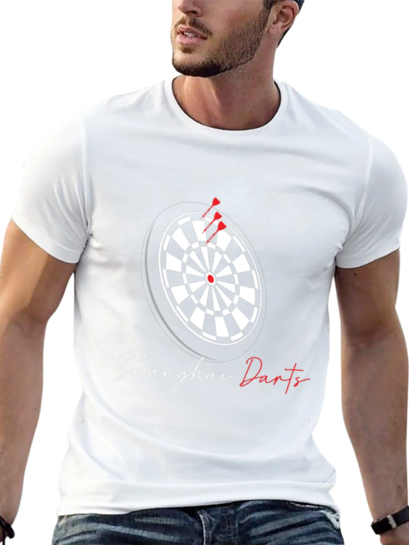 Shanghai Darts T-Shirt - Sporty Graphic Tee