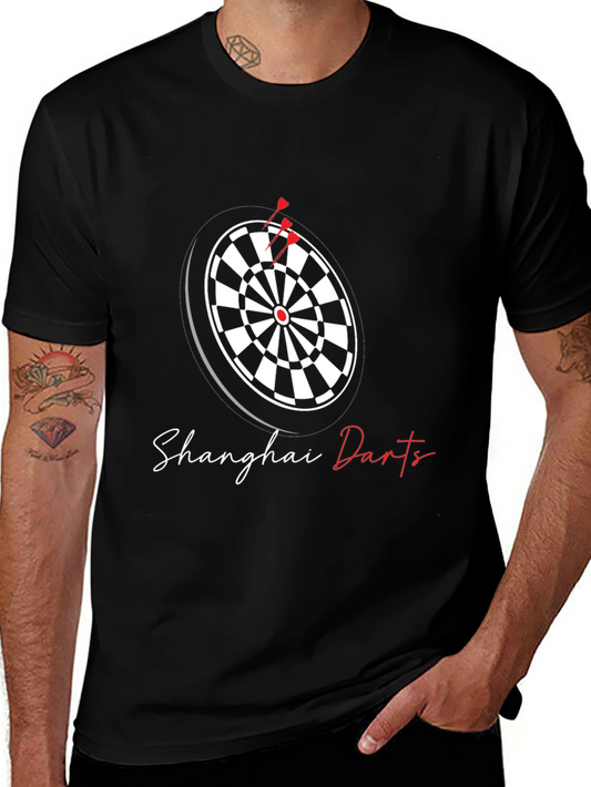 Shanghai Darts T-Shirt - Sporty Graphic Tee