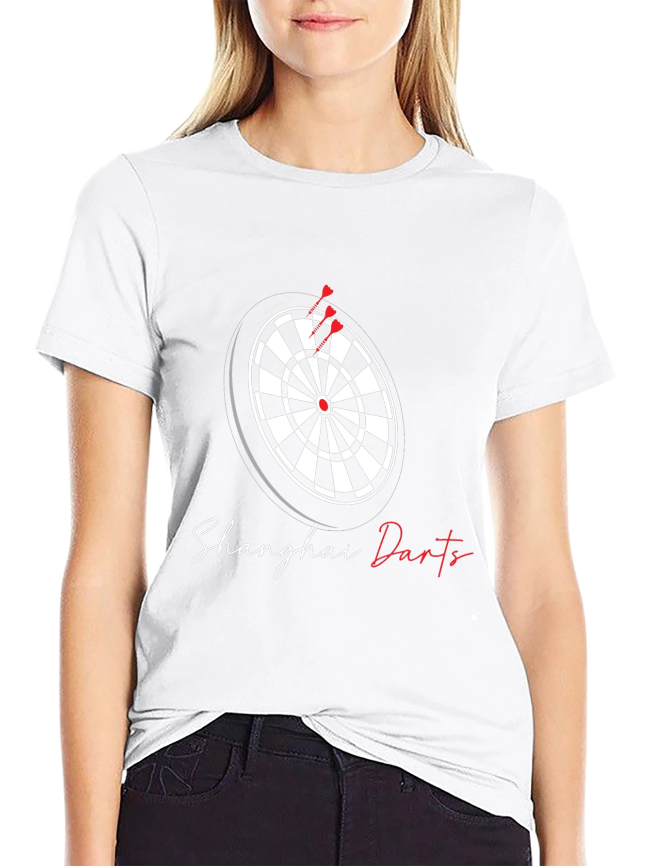 Shanghai Darts T-Shirt - Sporty Graphic Tee