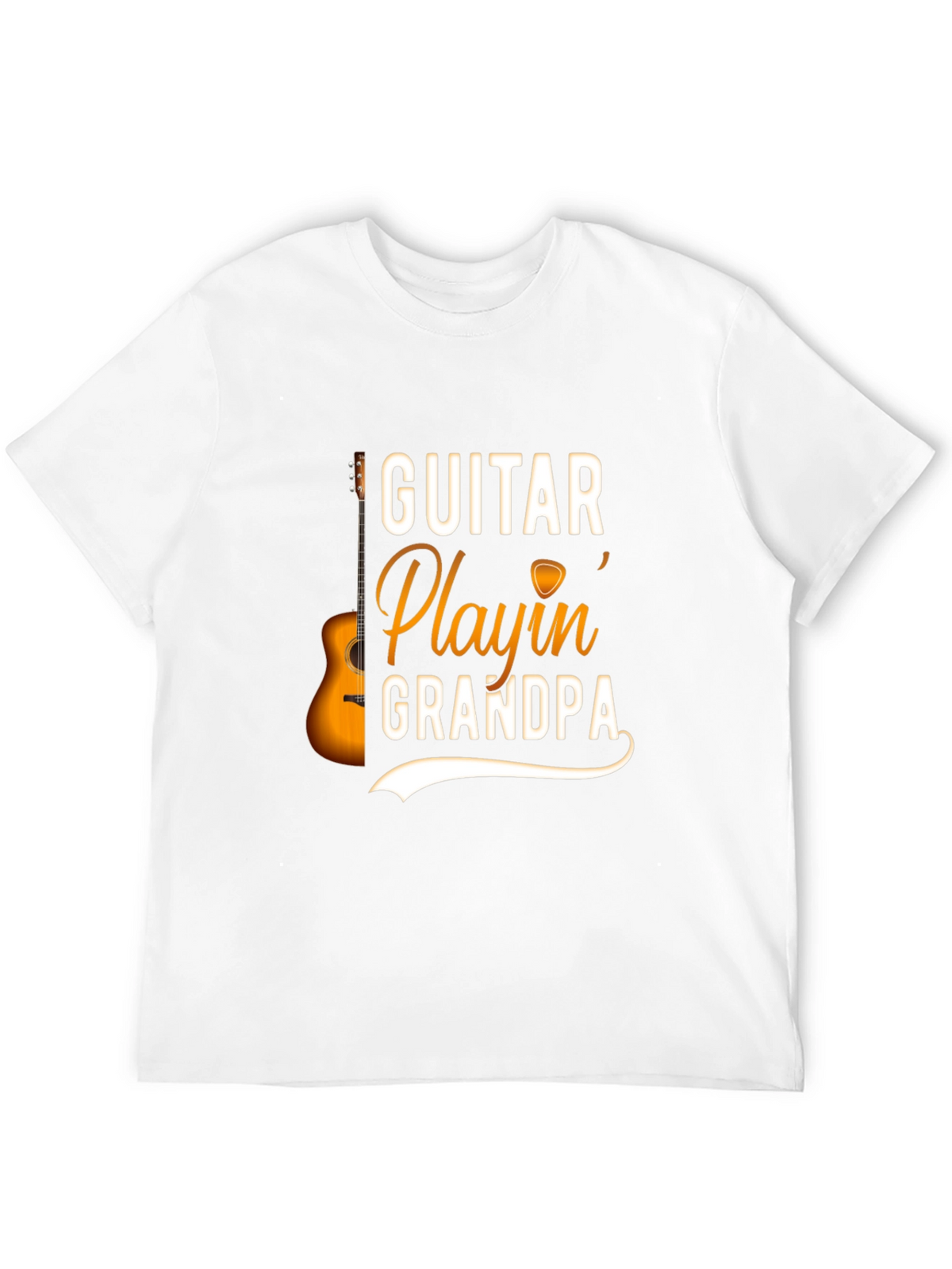 Guitar Playin Grandpa T-Shirt - Music Lover Gift