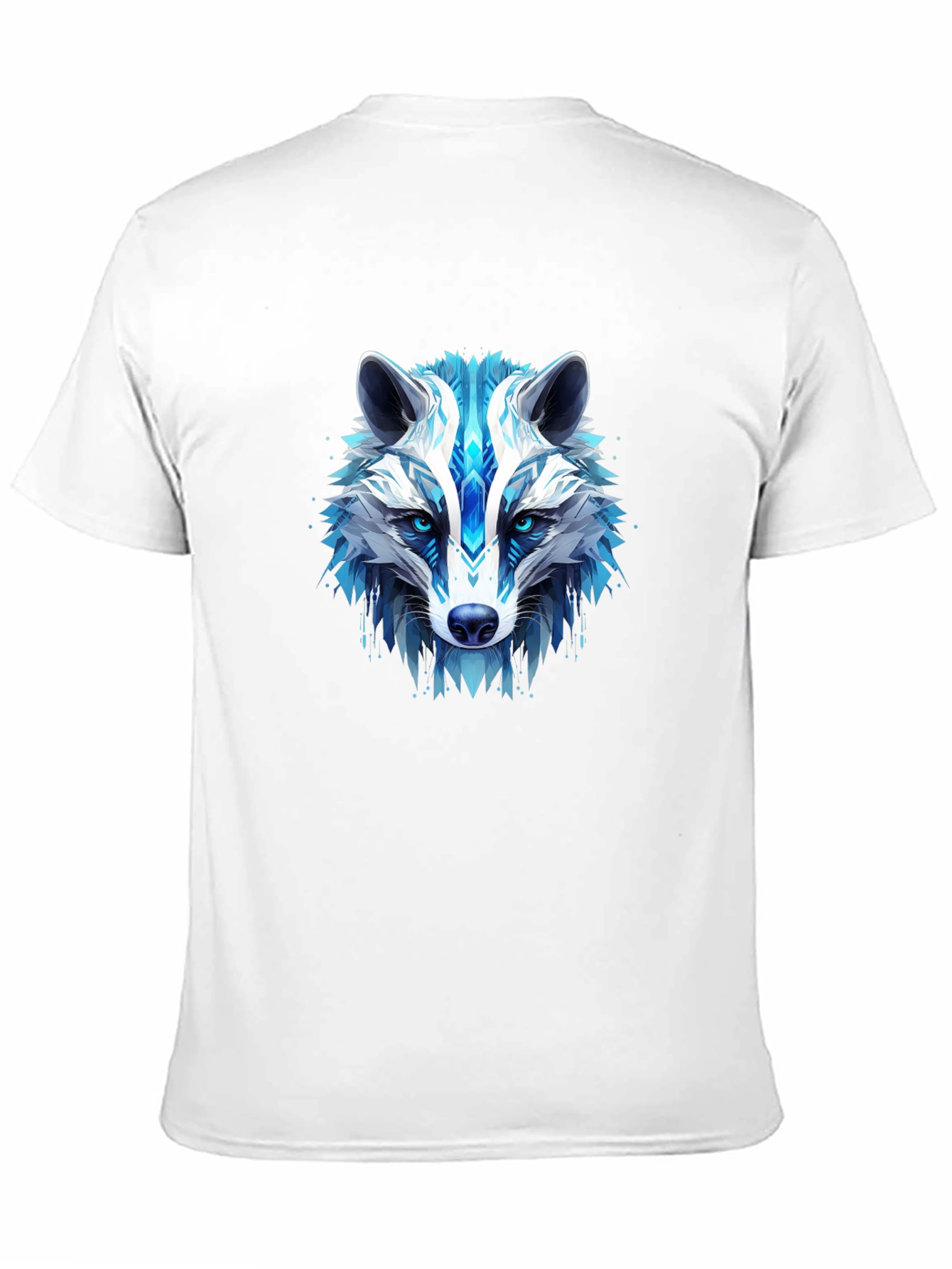 Cool Blue Wolf Graphic Tee