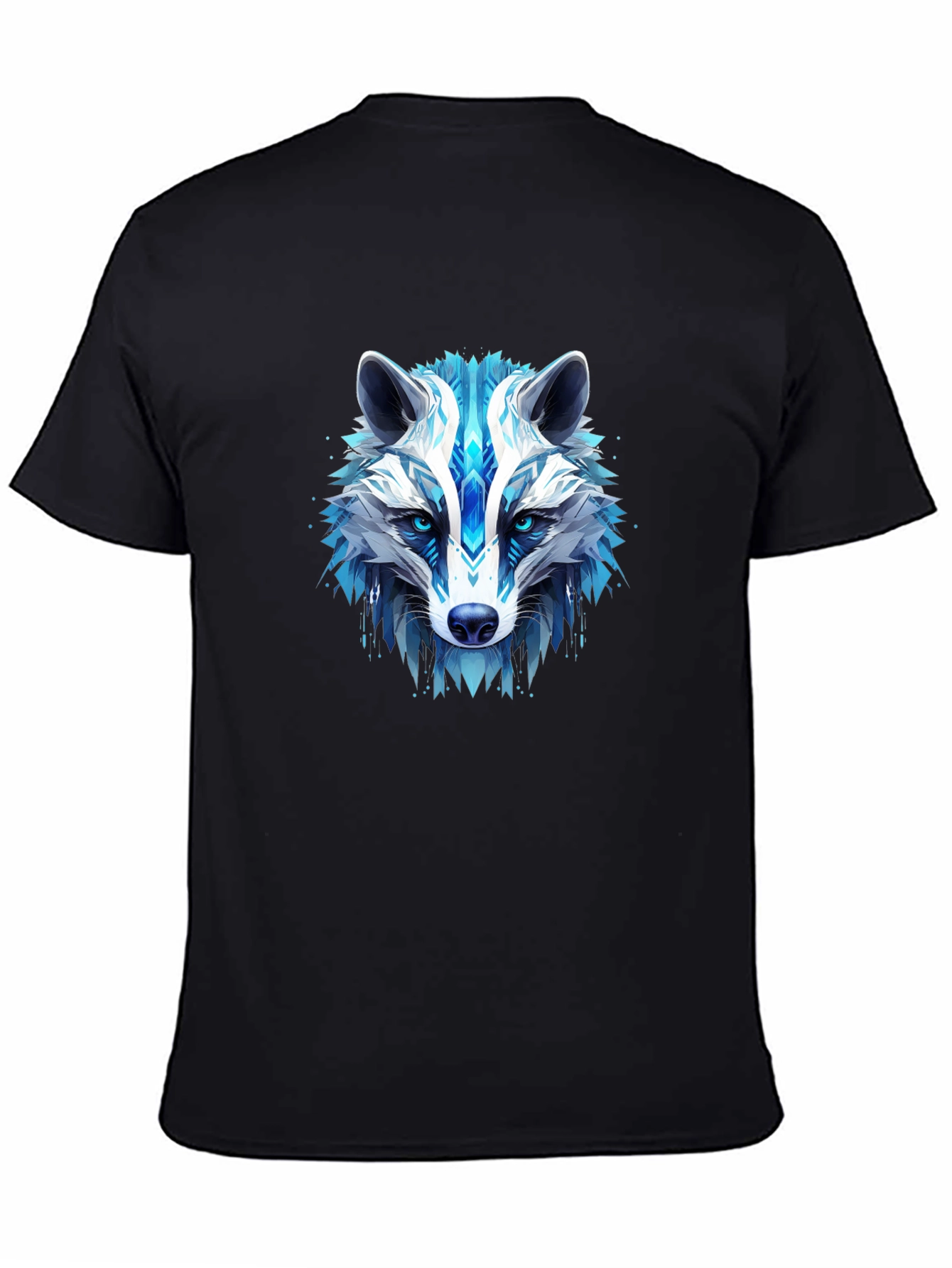 Cool Blue Wolf Graphic Tee