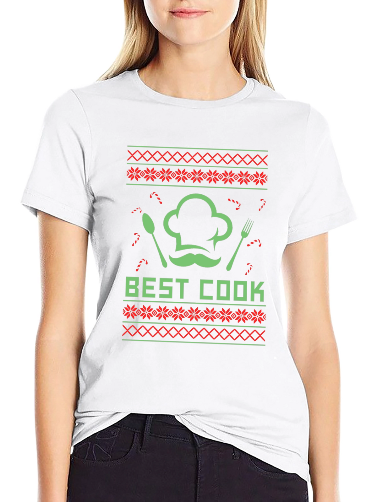 Best Cook Ugly Christmas Sweater T-Shirt