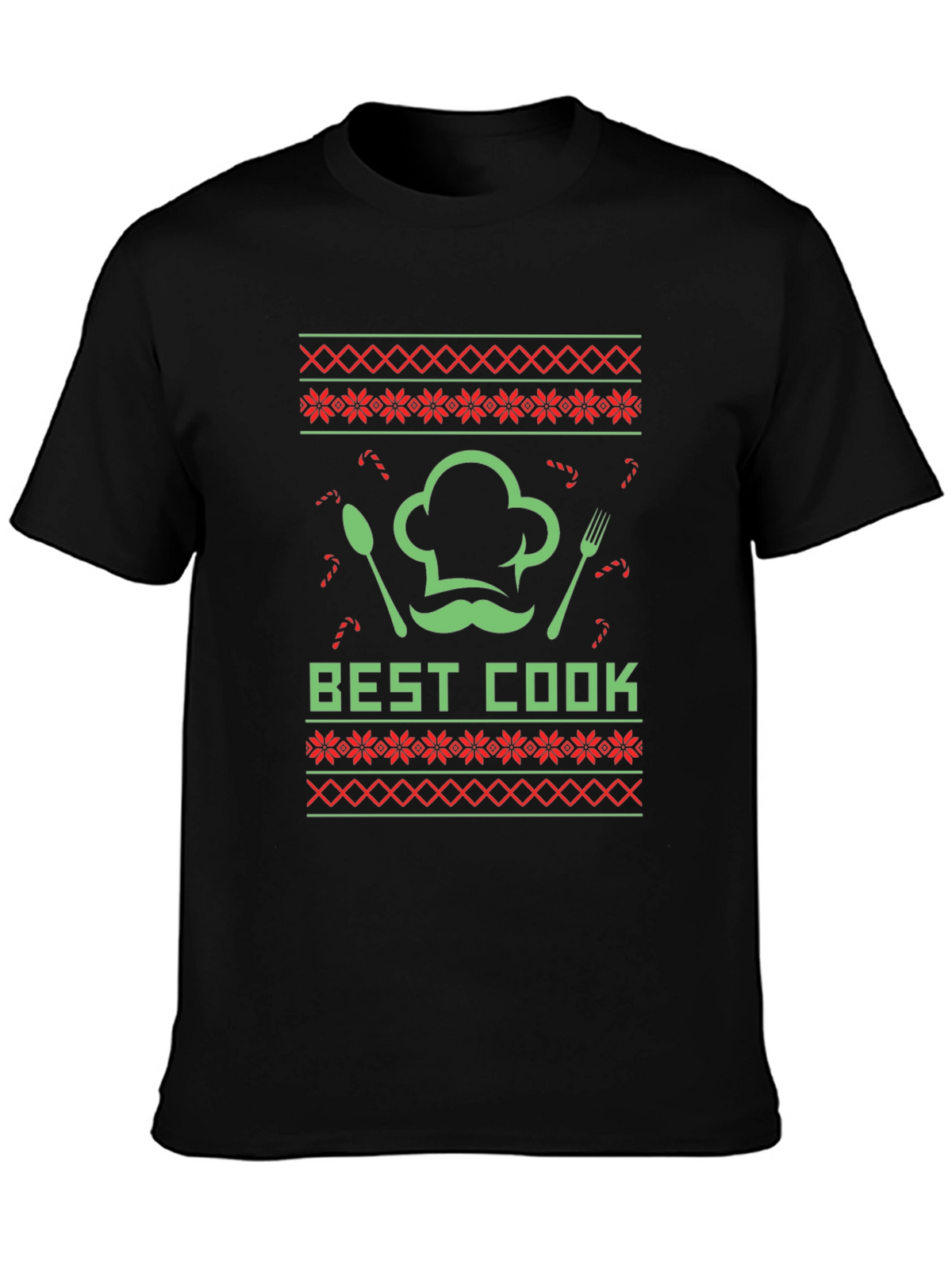 Best Cook Ugly Christmas Sweater T-Shirt