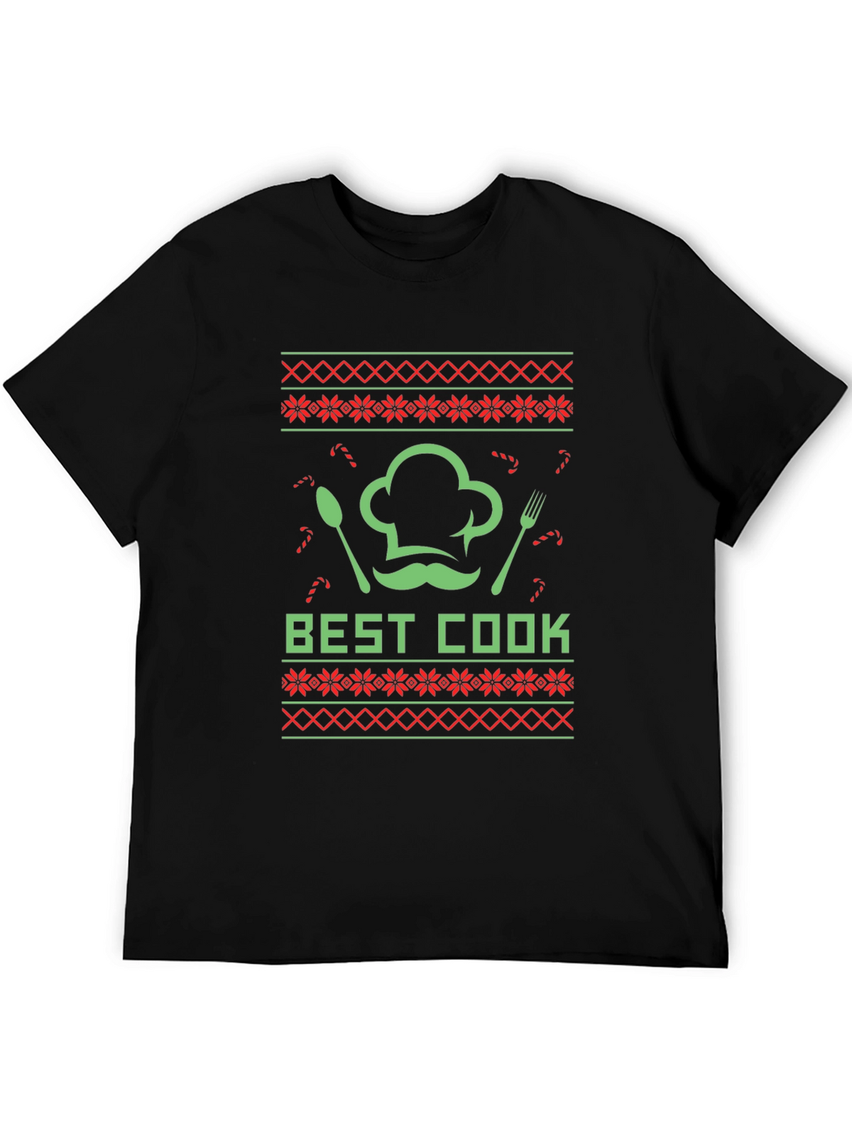 Best Cook Ugly Christmas Sweater T-Shirt