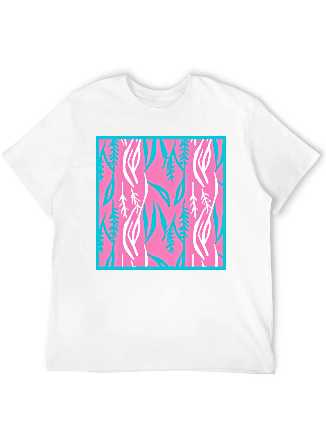 Floral Pattern Graphic Print Crew Neck T-Shirt