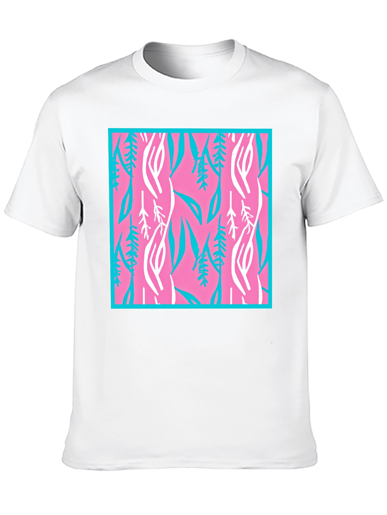 Floral Pattern Graphic Print Crew Neck T-Shirt