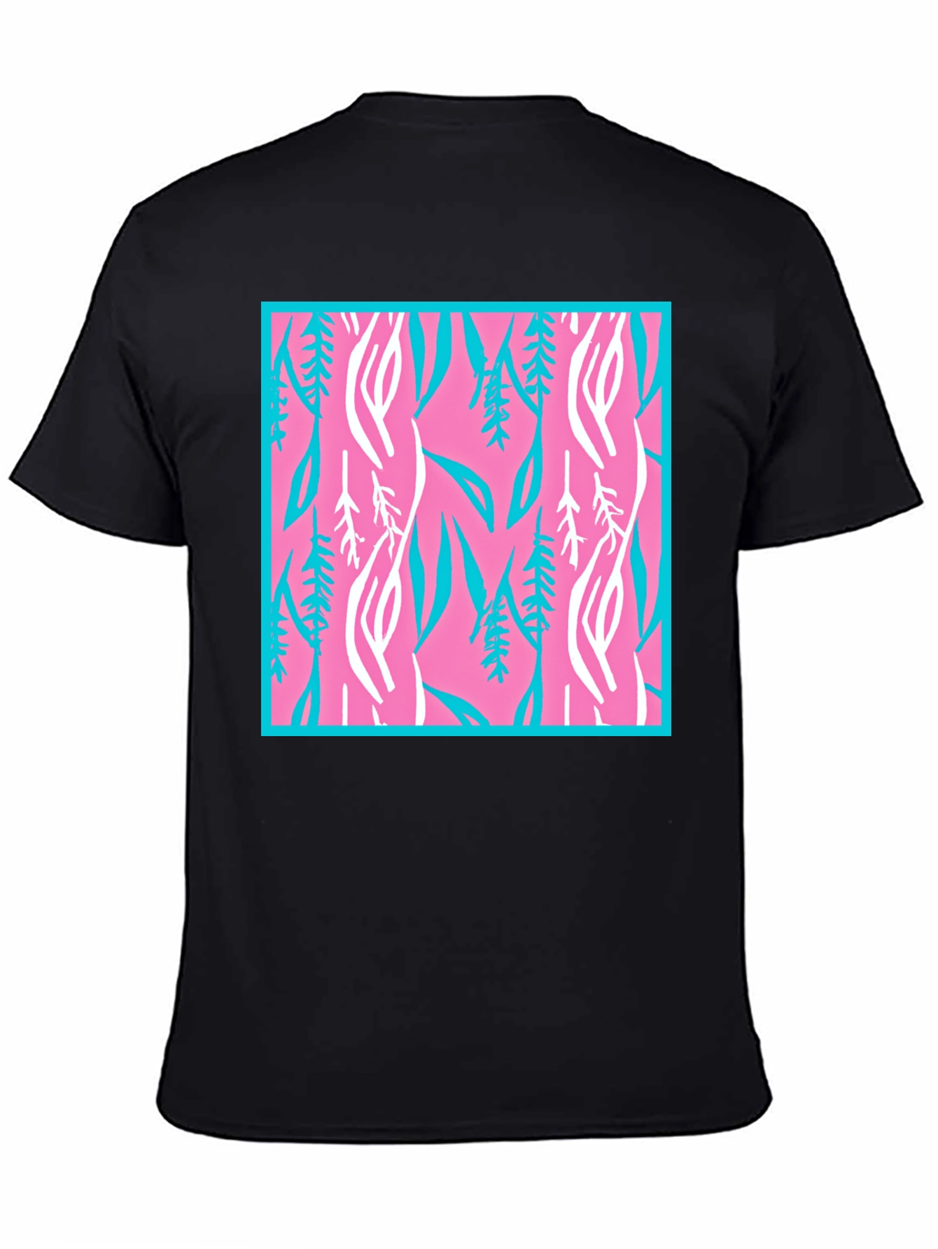 Floral Pattern Graphic Print Crew Neck T-Shirt
