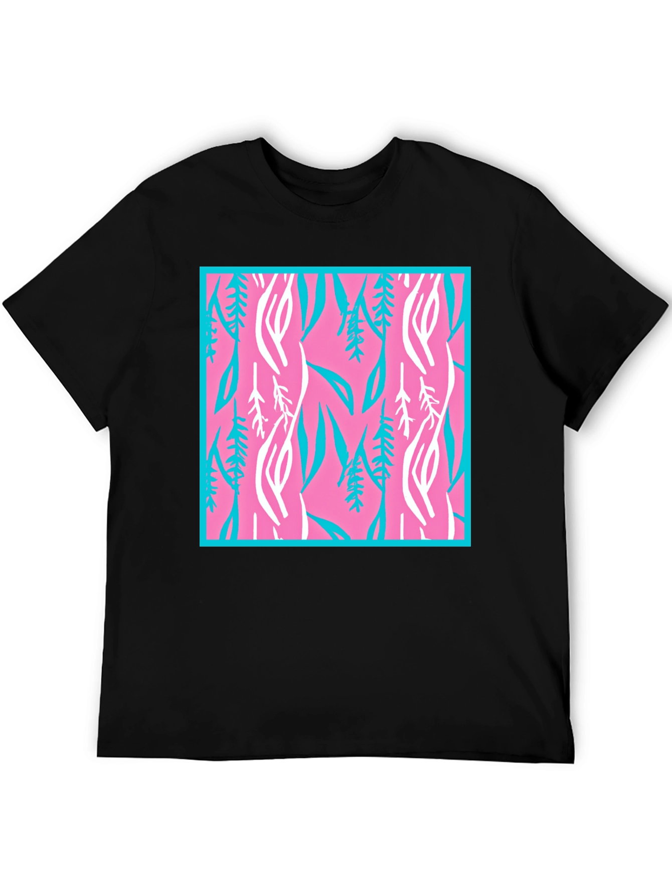 Floral Pattern Graphic Print Crew Neck T-Shirt