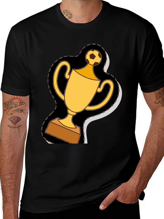 Soccer Trophy Graphic Tee - Champion Style!