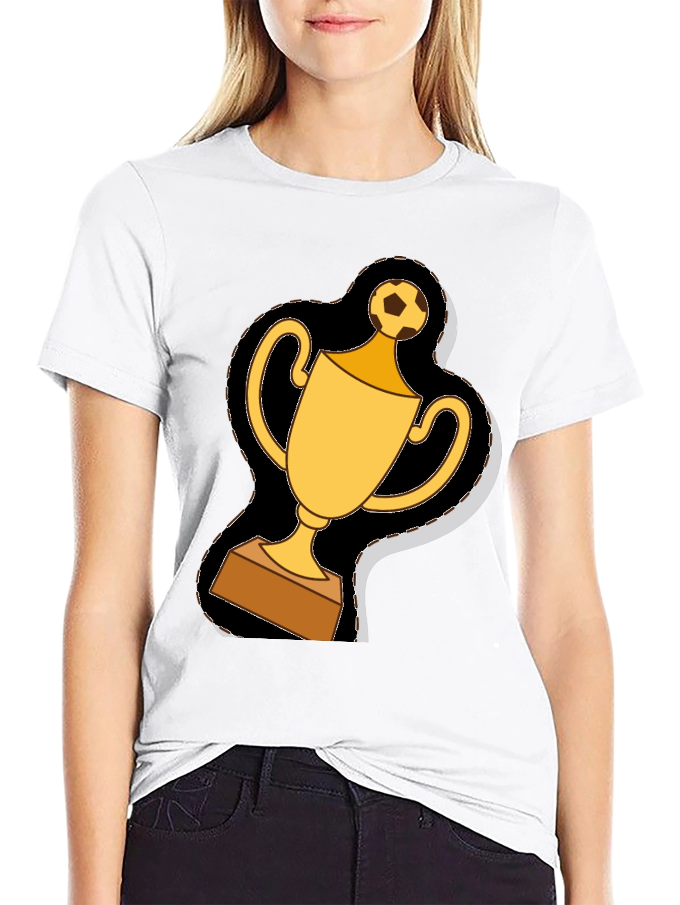 Soccer Trophy Graphic Tee - Champion Style!