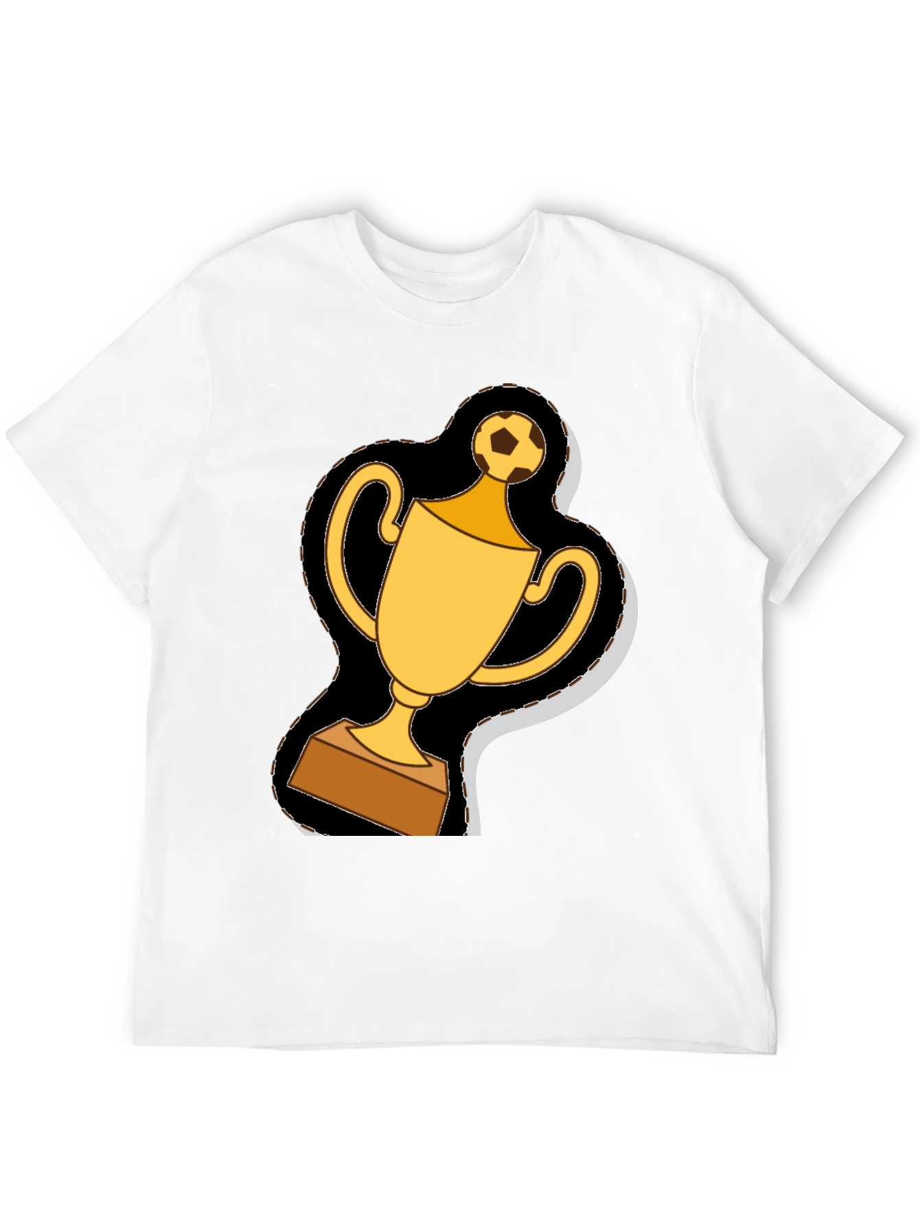 Soccer Trophy Graphic Tee - Champion Style!