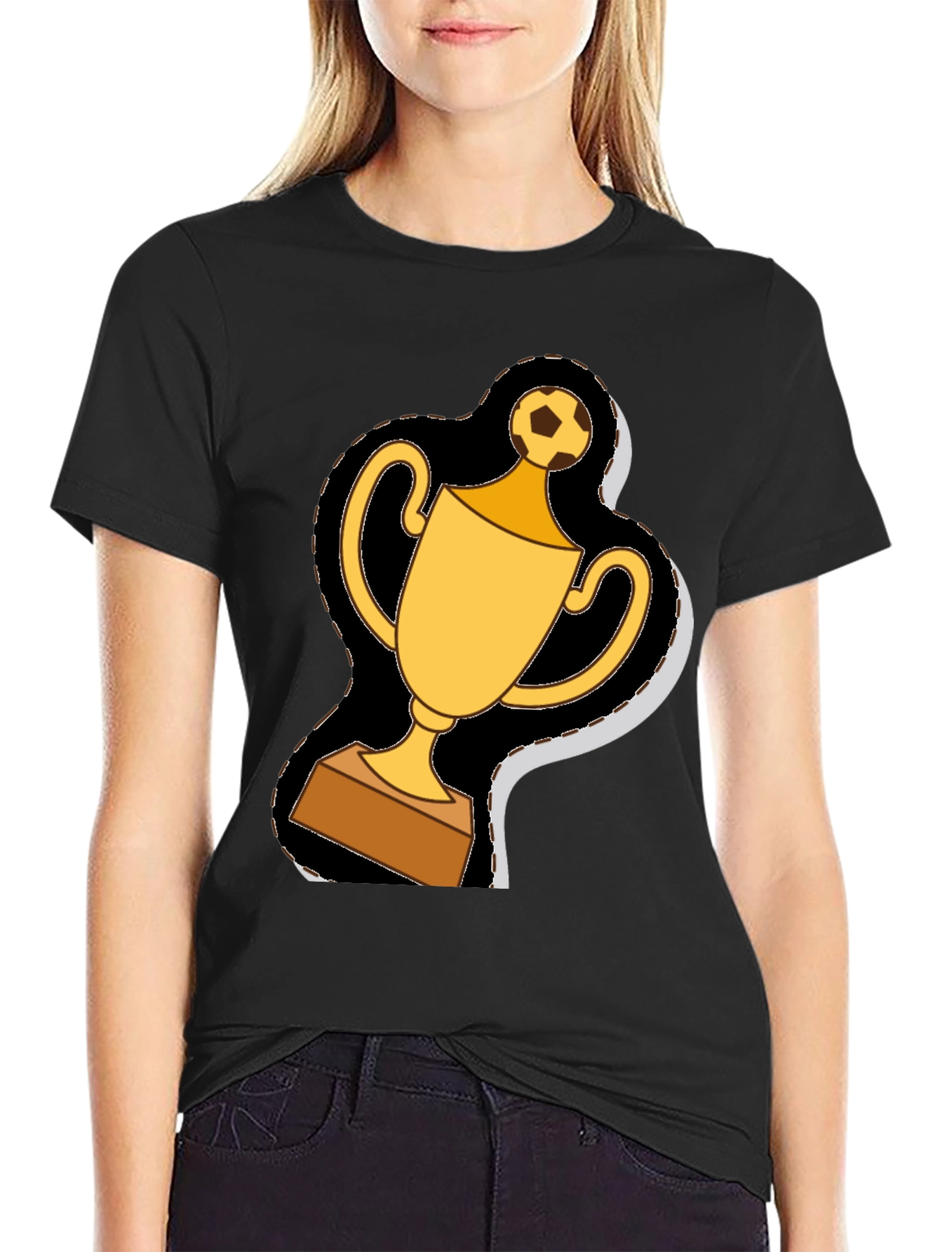 Soccer Trophy Graphic Tee - Champion Style!