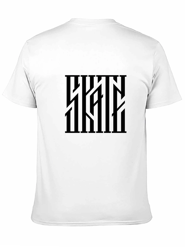 Abstract Graphic Print Mens T-Shirt