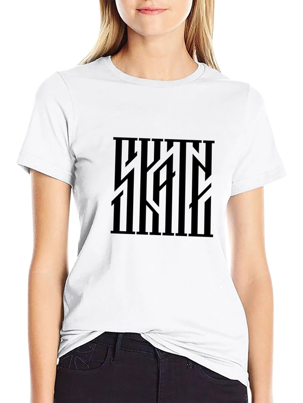 Abstract Graphic Print Mens T-Shirt