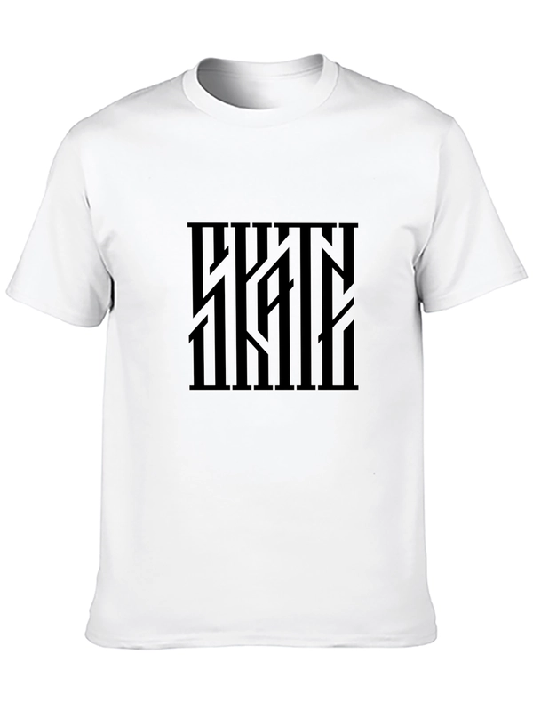 Abstract Graphic Print Mens T-Shirt