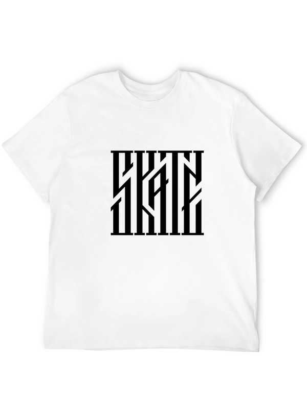 Abstract Graphic Print Mens T-Shirt