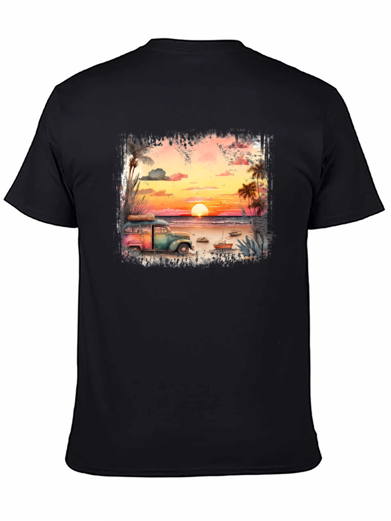 Beach Sunset Graphic Tee