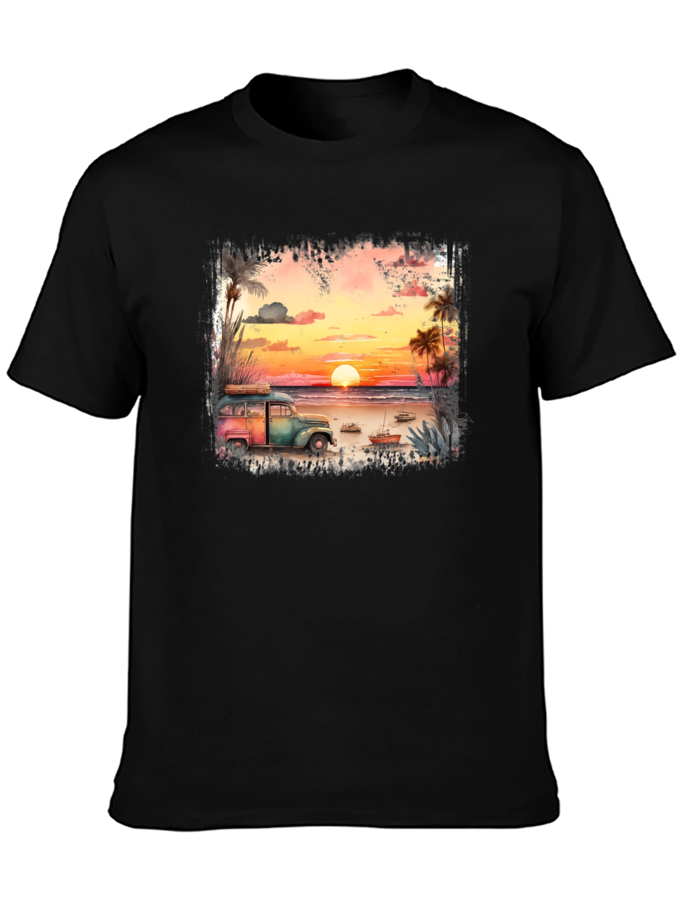 Beach Sunset Graphic Tee